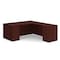 Officesource 29.50'' H, Mahogany, 71.00'' W X DBLFLOS101MH - alternate 1